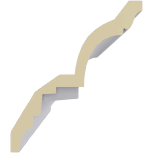 Ekena Millwork 4 3/4"H x 4 1/8"P x 6 3/8"F x 94 1/2"L, (1 5/8" Repeat), Dentil Crown Moulding - MLD05X04X06DE