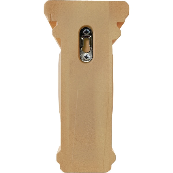 Ekena Millwork 4"W x 4 3/4"D x 8"H Small Woodruff Wood Corbel, Red Oak - CORW04X04X08WFRO