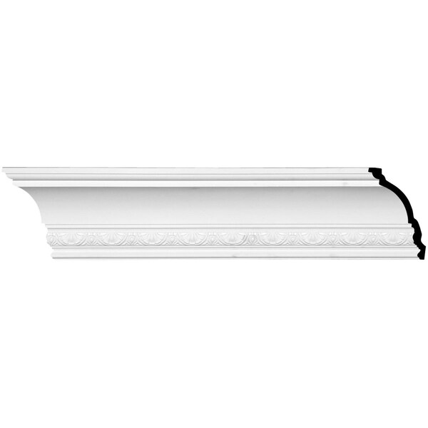 Ekena Millwork SAMPLE - 6 3/4"H x 5 1/2"P x 8 3/4"F x 12"L Shell Crown Moulding - SAMPLE-MLD07X06X09SH