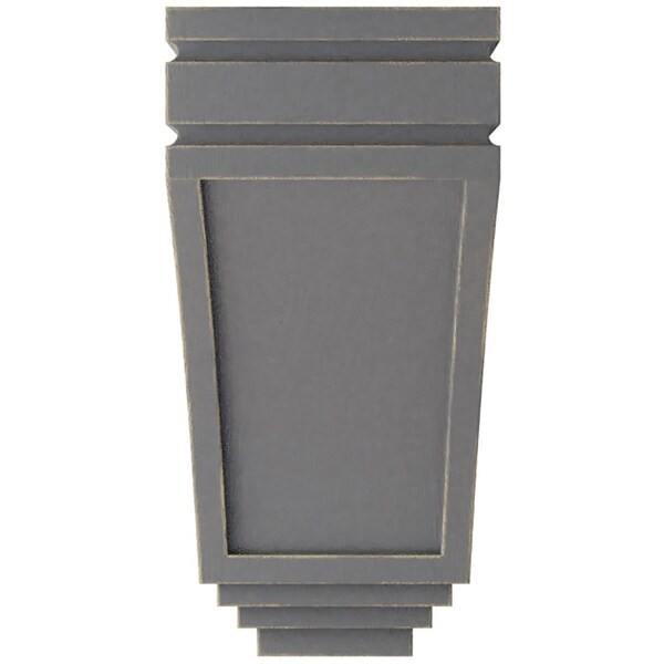 Ekena Millwork 5"W x 6"D x 10 1/2"H Medium San Juan Wood Vintage Decor Corbel, Pebble Grey - CORWD05X06X10SJPG