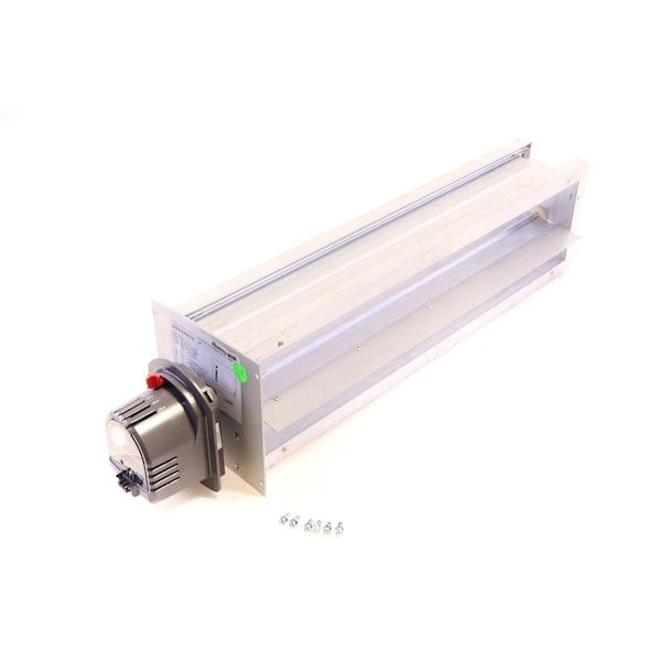 Resideo 22'' W X 6'' H Zone Damper 24Vac Power Closed/Spring Return Open Two Position Motor on 6'' Side - ZD22X6TZ