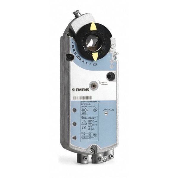 Siemens Electronic Damper Actuator, 160lb, Dual Au - GCA166.1U