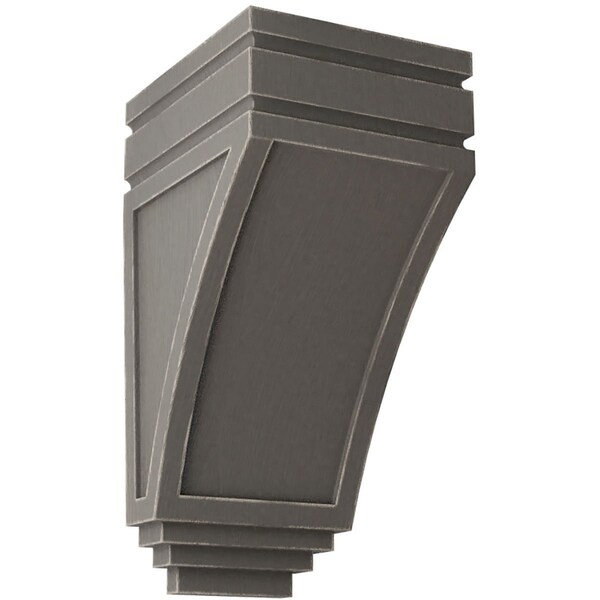 Ekena Millwork 5"W x 6"D x 10 1/2"H Medium San Juan Wood Vintage Decor Corbel, Reclaimed Grey - CORWD05X06X10SJGY