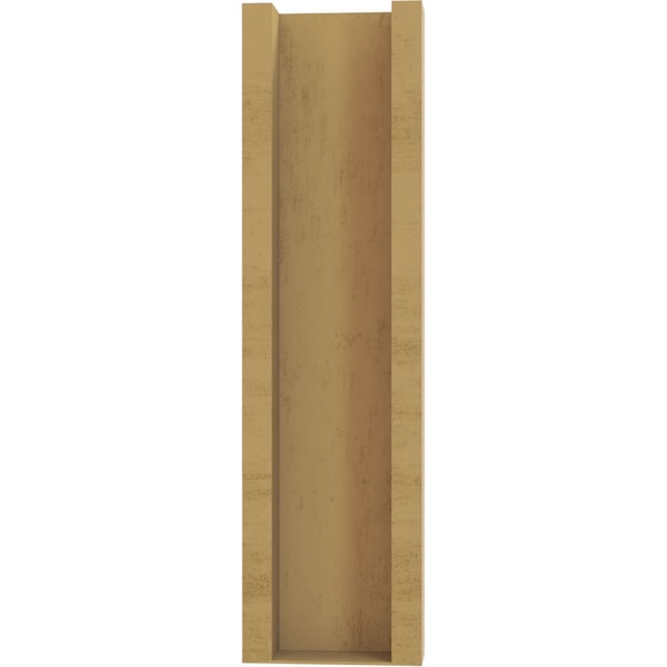 Ekena Millwork 6-in W x 18-in D x 22-in H Funston Trad Rough Cedar Woodgrain TimberThane Outlooker, Primed Tan - OUTUR060X18X22FST04RCPR