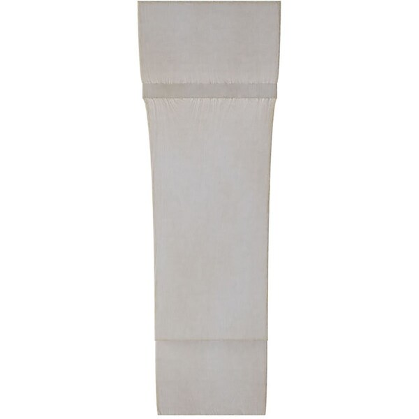 Ekena Millwork 1 3/4"W x 6"D x 6"H Small Olympic Wood Vintage Decor Bracket, Chalk Dust White - BKTWD01X06X06OLWH
