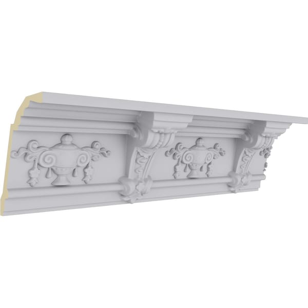 Ekena Millwork 6 5/8"H x 5 1/2"P x 8 5/8"F x 94 1/2"L Jonee Barsom Crown Moulding - MLD07X06X09JO