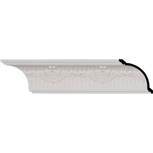 Ekena Millwork SAMPLE - 4 5/8"H x 4 3/8"P x 6 3/8"F x 12"L, (7 7/8" Repeat), Nevio Crown Moulding - SAMPLE-MLD04X04X06NE