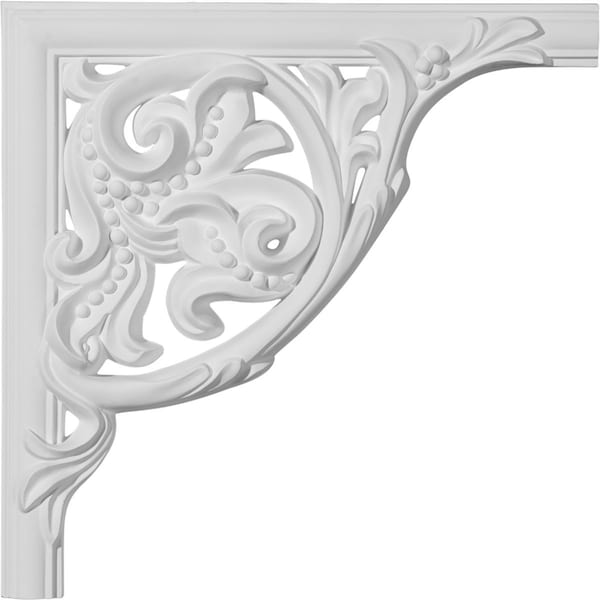 Ekena Millwork 11"W  x 11"H x 1"P Kepler Panel Moulding Corner (matches moulding PML01X01KP) - PML11X11KP