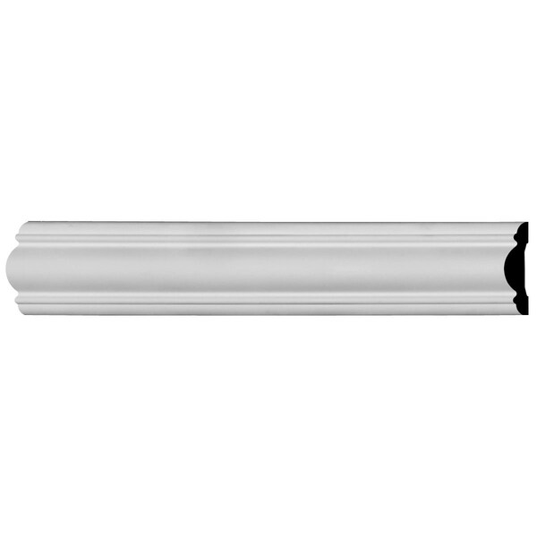 Ekena Millwork Chair Rail, High Density Urethane, 94-1/2 in L, 4-3/4 in H - CHA05X01KP