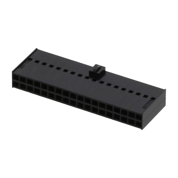 Conector de placa Molex, 36 contactos, 2 hileras, hembra, paso de 0.1 pulgada, terminal de engarce, mecanismo de bloqueo - 901420036