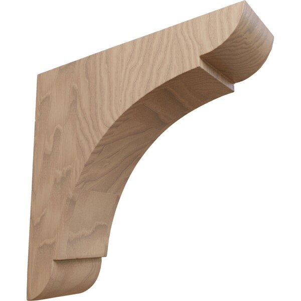 Ekena Millwork 1 3/4"W x 6"D x 6"H Small Olympic Wood Bracket, Mahogany - BKTW01X06X06OLGM