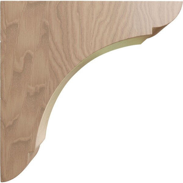 Ekena Millwork 1 3/4"W x 6"D x 6"H Small Olympic Wood Bracket, Mahogany - BKTW01X06X06OLGM