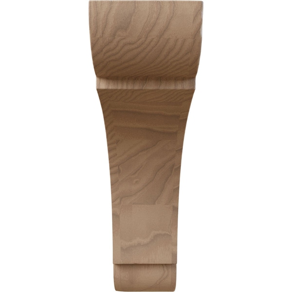 Ekena Millwork 1 3/4"W x 6"D x 6"H Small Olympic Wood Bracket, Mahogany - BKTW01X06X06OLGM