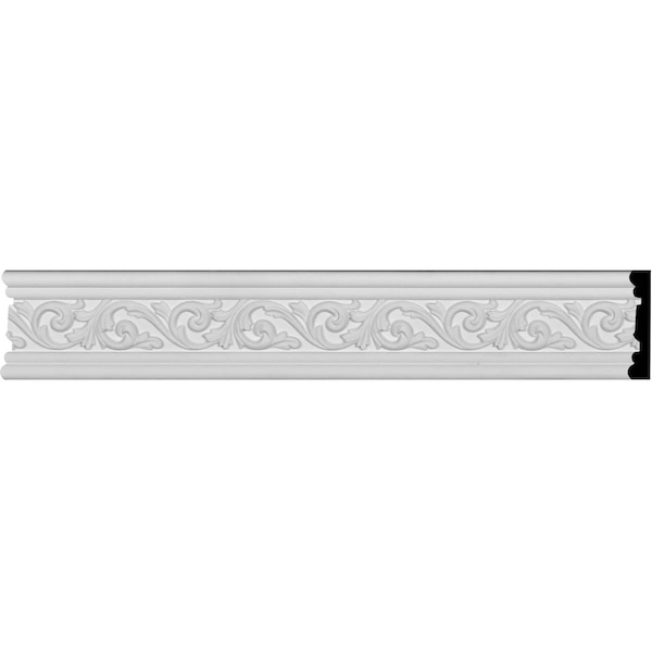 Ekena Millwork Chair Rail, Urethane, 94-1/2 in L, 3-5/8 in H - CHA04X01AN