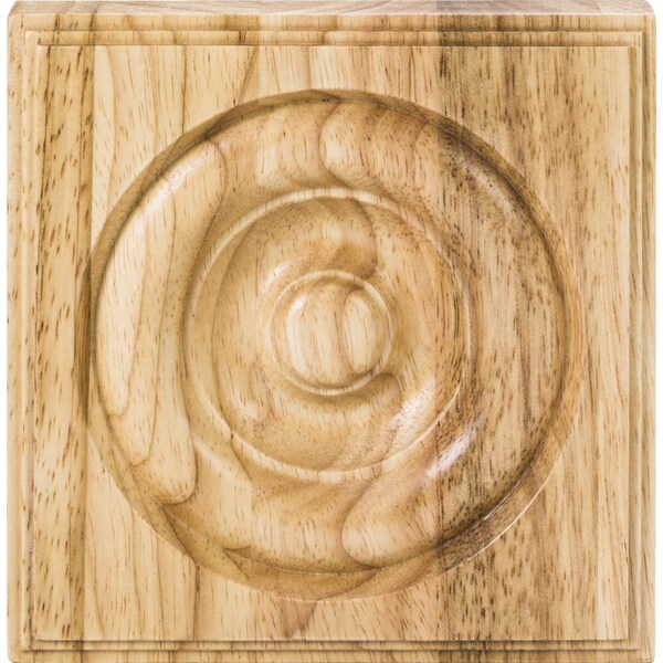 Hardware Resources Rubberwood, 5-1/2" H, 5-1/2" W, Unfinished - ROS6-RW