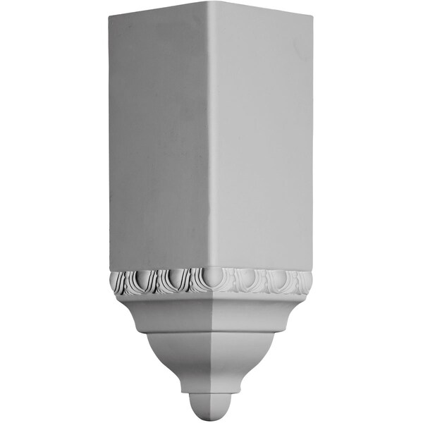 Ekena Millwork Moulding Inside Corner, Urethane, 11-1/2 in H, 6 in W - MIC06X06BI