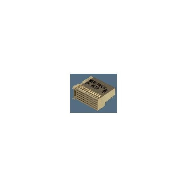 Conector de placa FCI, 55 contactos, 5 filas, hembra, ángulo recto, terminal de ajuste por presión, receptáculo - HM2R03PA5101N9LF
