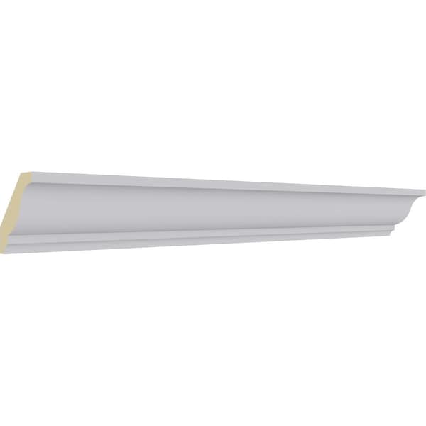 Ekena Millwork 1 5/8"H x 1 5/8"P x 2 1/4"F x 94 1/2"L Odessa Traditional Smooth Crown Moulding - MLD01X01X02OD