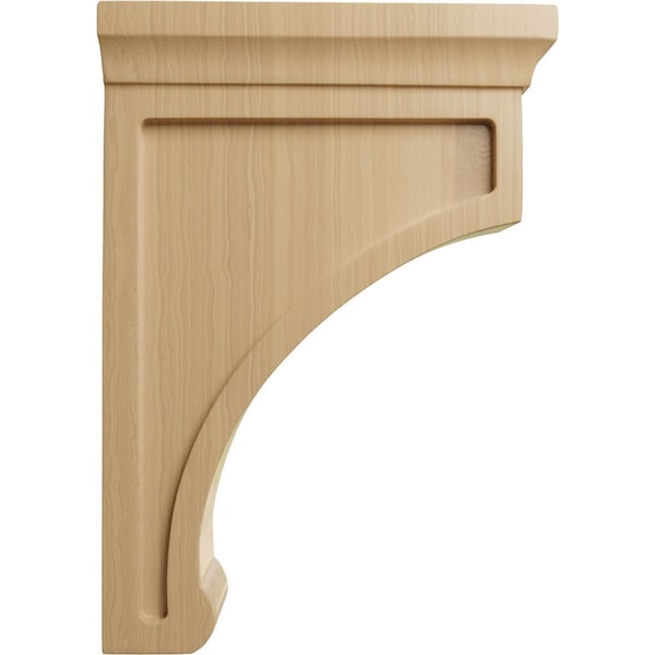 Ekena Millwork 2 1/2"W x 7"D x 10"H Large Gomez Wood Bracket, Cherry - BKTW02X07X10GOCH