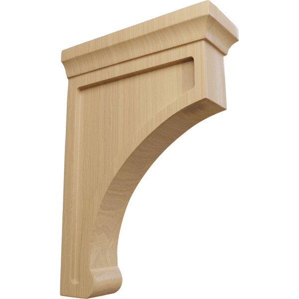 Ekena Millwork 2 1/2"W x 7"D x 10"H Large Gomez Wood Bracket, Cherry - BKTW02X07X10GOCH