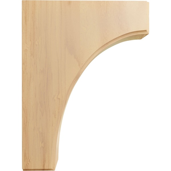 Ekena Millwork 1 3/4"W x 6"D x 8"H Clarksville Bracket, Red Oak - BKTW02X06X08CVRO