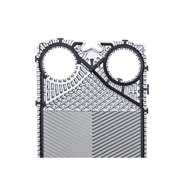 Alfa Laval 304/0.4/L Channel plate with NBR-B Clip-on gasket, 4 holed - TL10-P
