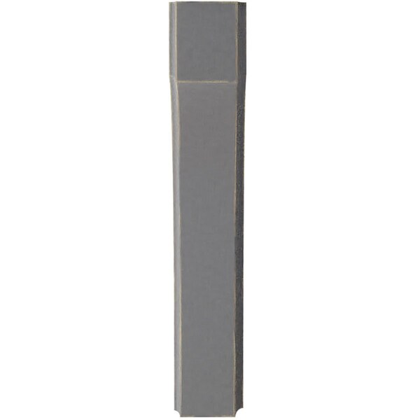 Ekena Millwork 1 3/4"W x 6"D x 10"H Clarksville Wood Vintage Decor Bracket, Pebble Grey - BKTWD02X06X10CVPG