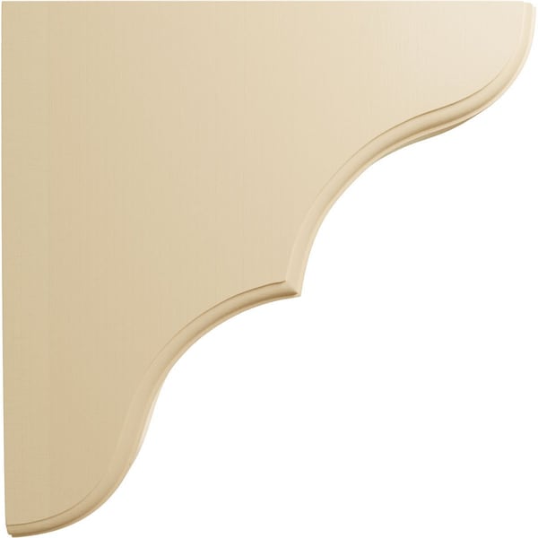 Ekena Millwork 1 3/4"W x 10"D x 10"H Stratford Wood Bracket, Maple - BKTW02X10X10STMA