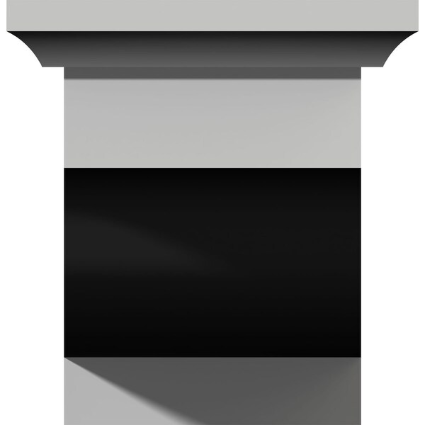 Ekena Millwork 6"W x 13 1/8"D x 5 7/8"H Dublin Bracket - BKT13X06X05DU