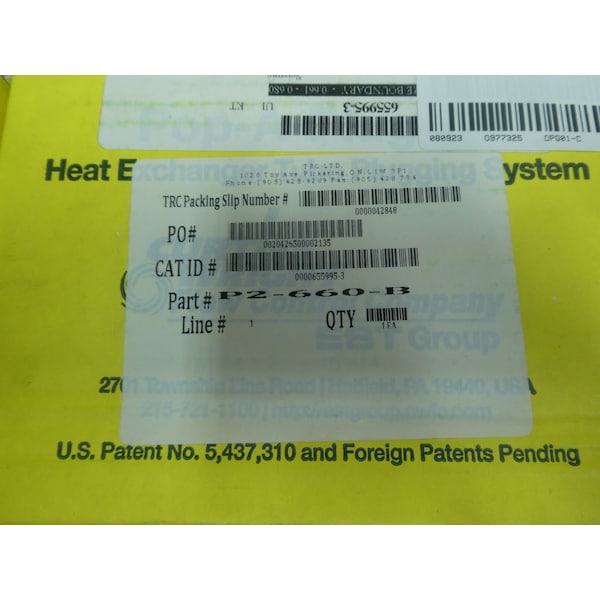 Curtiss-Wright POP-A-PLUG II BRASS PLUG KIT 0.660IN HEAT EXCHANGER PARTS AND ACCESSORY, 10PK - P2-660-B