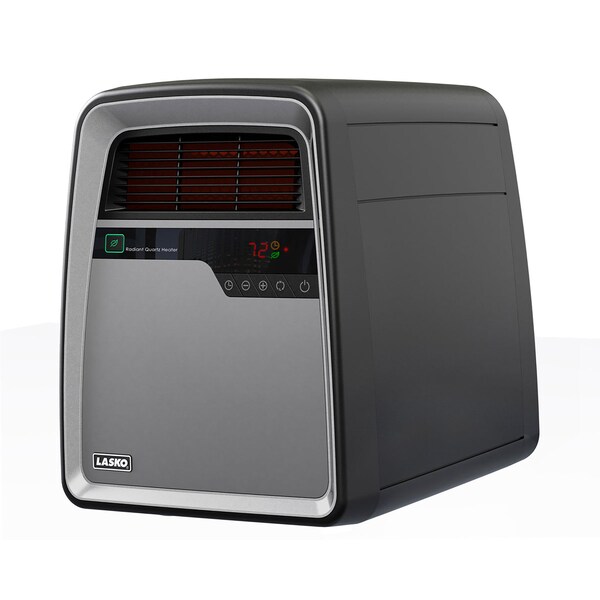 Lasko 1500 W SaveSmart Silver Electric Convection Heat Exchanger with Remote Control - 6101