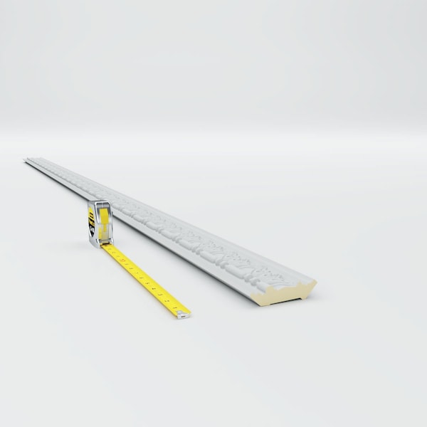 Ekena Millwork 2 5/8"H x 2 5/8"P x 3 5/8"F x 94 1/2"L Tirana Crown Moulding - MLD03X03X04TI