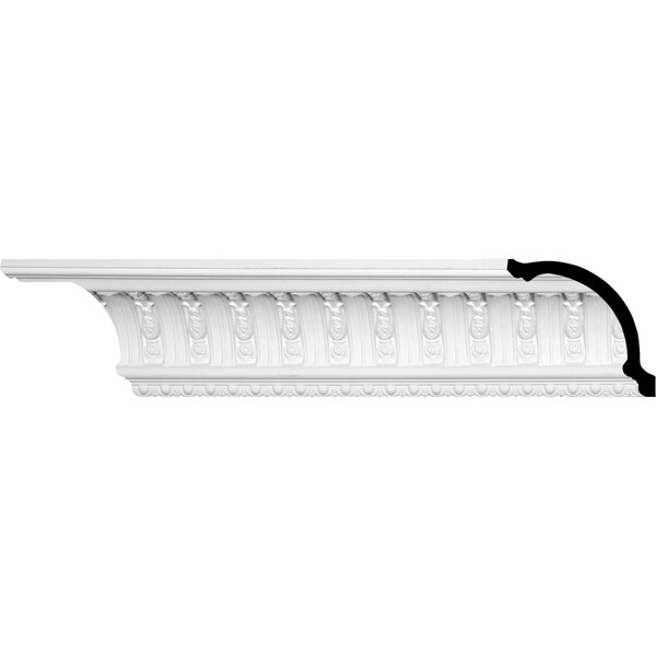 Ekena Millwork SAMPLE - 7 3/8"H x 9 1/8"P x 11 3/4"F x 12"L Raymond Crown Moulding - SAMPLE-MLD07X09X11RA