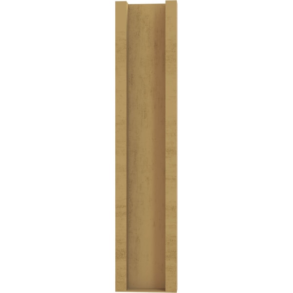 Ekena Millwork 5 1/2-in W x 14-in D x 26-in H Funston Block Rough Cedar Woodgrain TimberThane Outlooker, Primed Tan - OUTUR055X14X26FST44RCPR