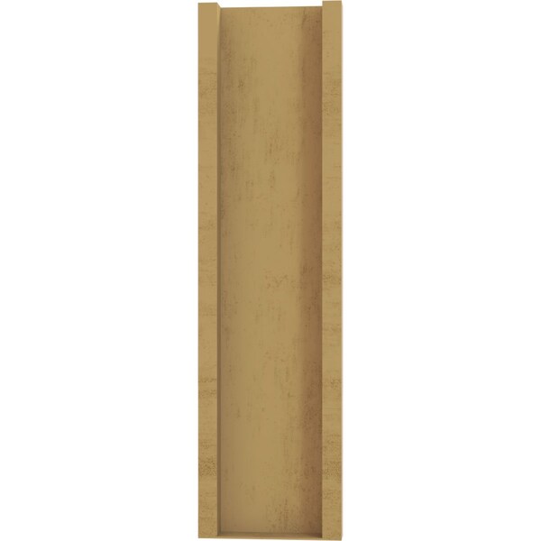 Ekena Millwork 7 1/2-in W x 20-in D x 28-in H Balboa Slat Rough Cedar Woodgrain TimberThane Outlooker, Primed Tan - OUTUR075X20X28BOA24RCPR
