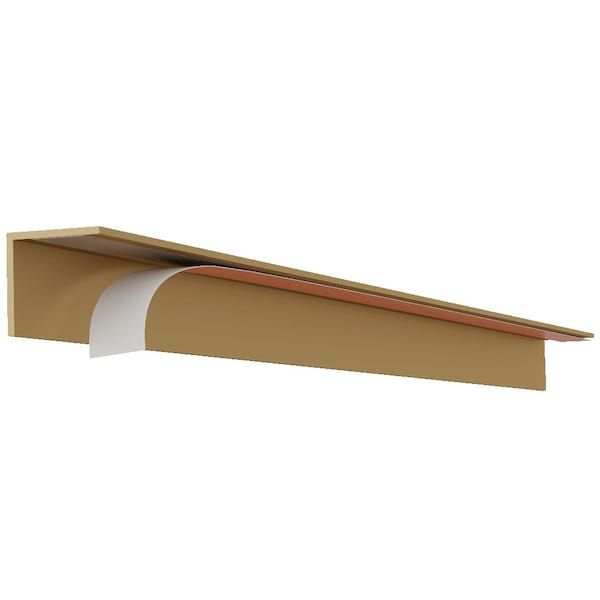 Designs Of Distinction 7/8in Designer DripEdge - 15.75inL - Satin Brass - 01110451SB1-15