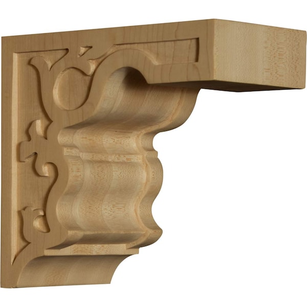Osborne Wood Products 7 7/8 x 4 x 8 Small Savannah Coastal Corbel in Hard Maple - 8708HM