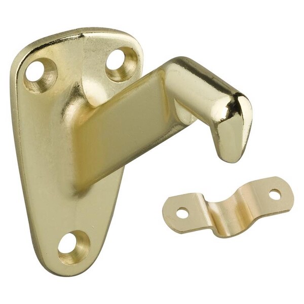 National Hardware National Hardware Gold Zinc Die Cast w/Steel Strap Handrail Bracket 3-5/16 in. L 250 lb - N830-116
