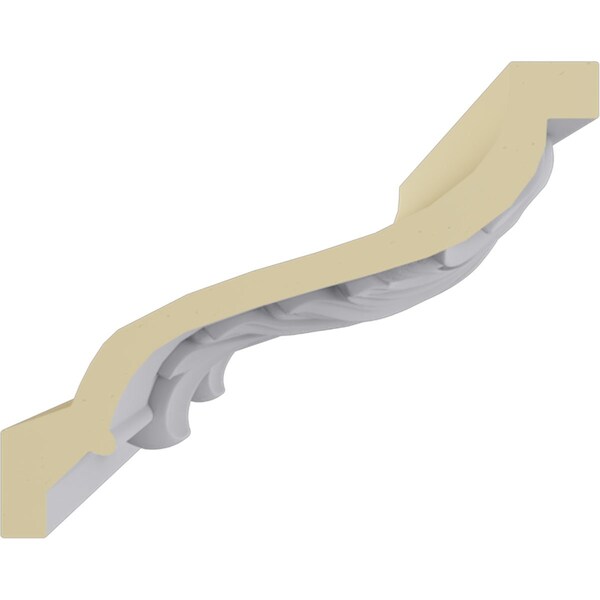 Ekena Millwork 8 3/4"H x 7"P x 11 1/4"F x 94 1/2"L Alexandria Crown Moulding - MLD09X07X11AL