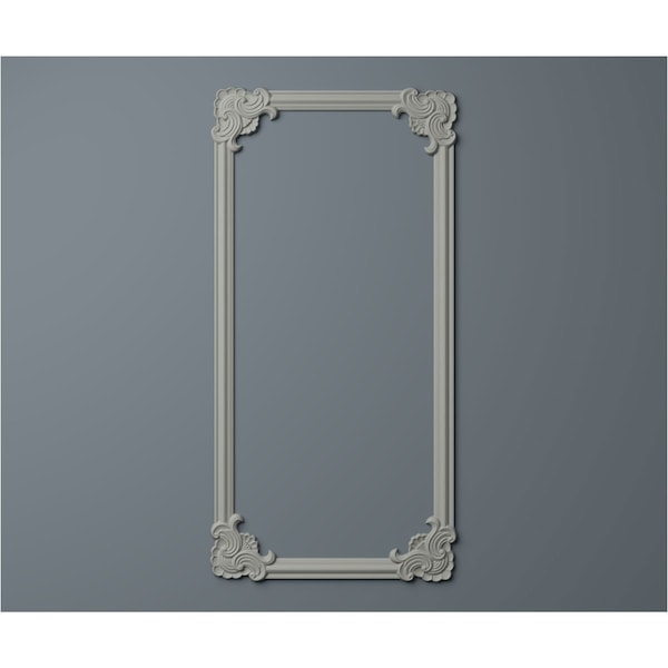 Ekena Millwork 31-in. W x 62-in. H Pompeii Panel Moulding Kit Single Panel - PMLKPO31X62A