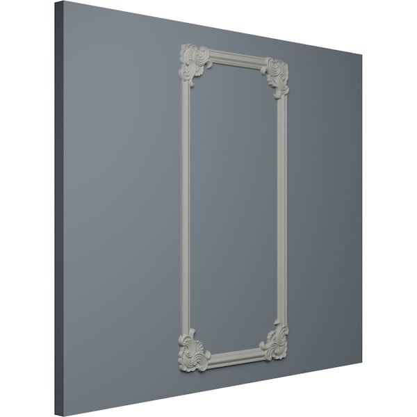 Ekena Millwork 31-in. W x 62-in. H Pompeii Panel Moulding Kit Single Panel - PMLKPO31X62A