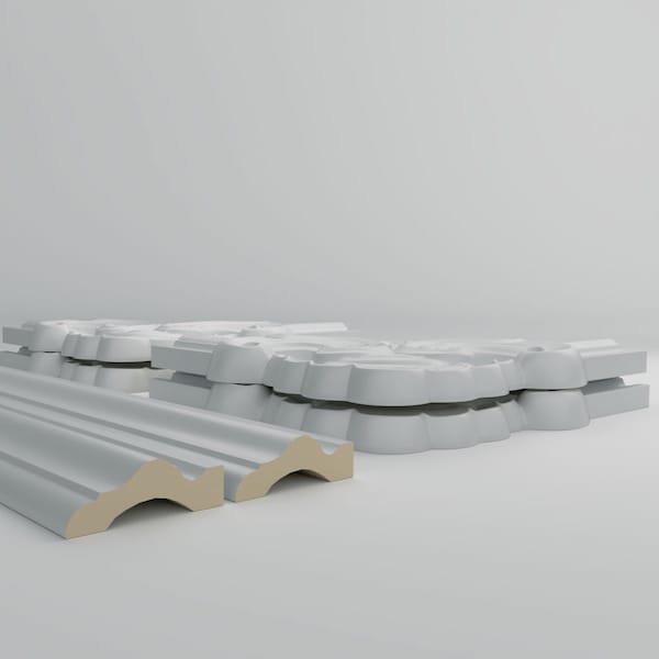 Ekena Millwork 31-in. W x 62-in. H Pompeii Panel Moulding Kit Single Panel - PMLKPO31X62A