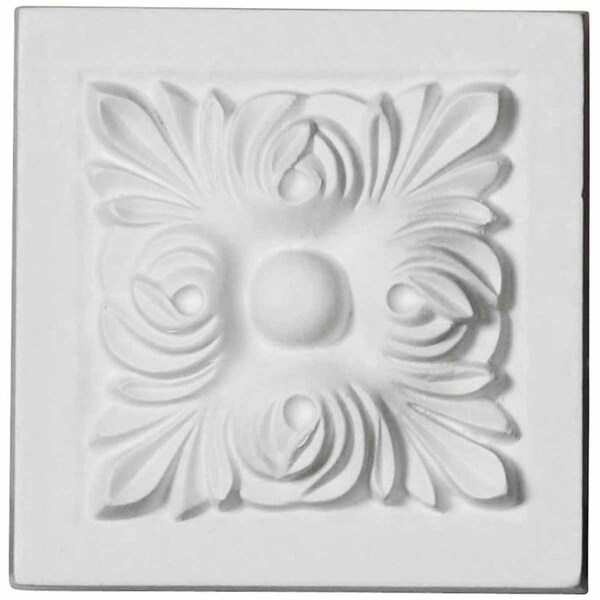 Ekena Millwork 4 1/8"W x 4 1/8"H x 1 7/8"P Sellek Rosette - ROS04X04SK