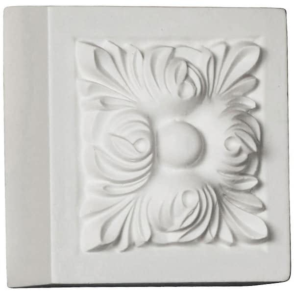 Ekena Millwork 4 1/8"W x 4 1/8"H x 1 7/8"P Sellek Rosette - ROS04X04SK