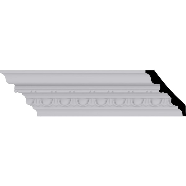 Ekena Millwork 3 5/8"H x 3 3/8"P x 5"F x 94 1/2"L Stockport Traditional Crown Moulding - MLD03X03X05ST