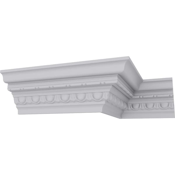Ekena Millwork 3 5/8"H x 3 3/8"P x 5"F x 94 1/2"L Stockport Traditional Crown Moulding - MLD03X03X05ST