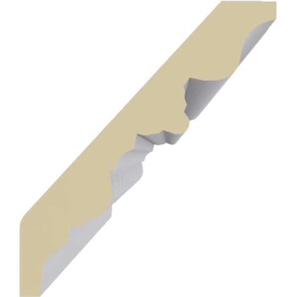 Ekena Millwork 3 5/8"H x 3 3/8"P x 5"F x 94 1/2"L Stockport Traditional Crown Moulding - MLD03X03X05ST