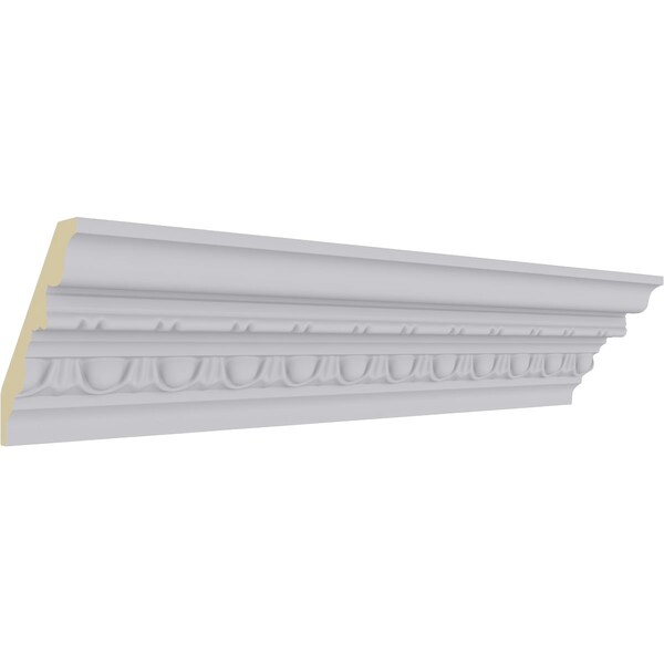 Ekena Millwork 3 5/8"H x 3 3/8"P x 5"F x 94 1/2"L Stockport Traditional Crown Moulding - MLD03X03X05ST