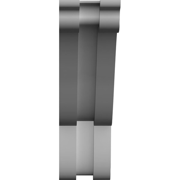 Ekena Millwork Carrillo Architectural Grade PVC Corbel, 1 7/8"W X 6"D X 6"H - CORP01X06X06CI