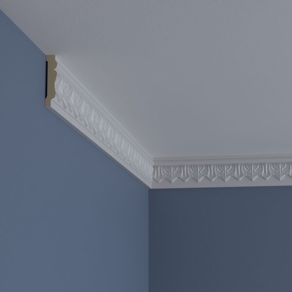 Ekena Millwork Panel Moulding, Urethane, 94-1/2 in L, 2-3/4 in H, Factory Primed - MLD02X00TI